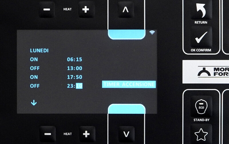weekly power on timer serieT