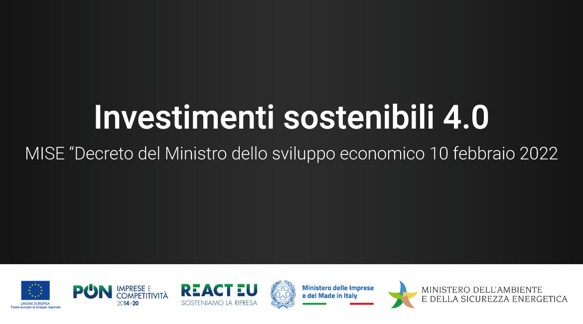 investimenti sostenibili 4.0