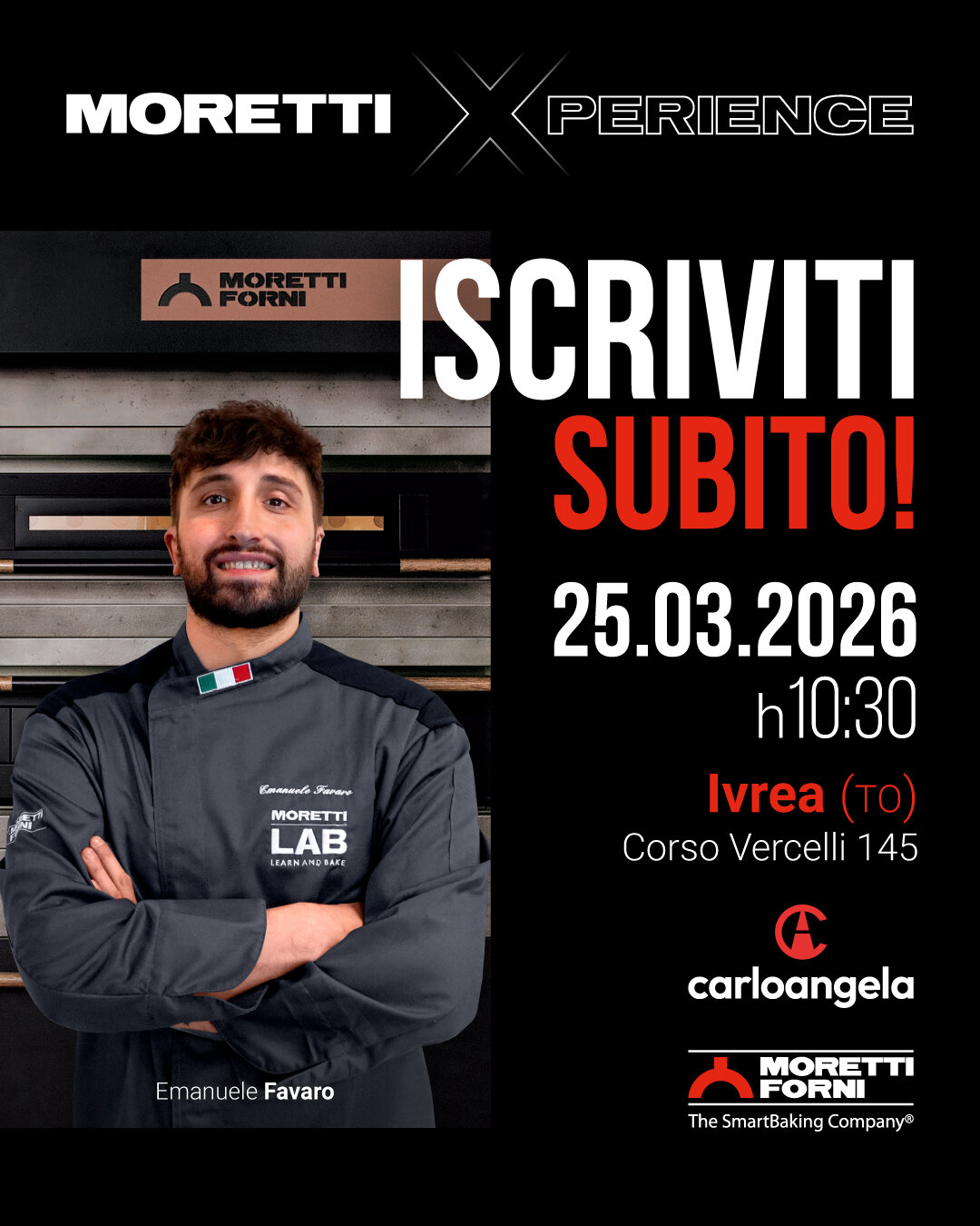 03 25 Invito Moretti Xperience CarloAngela Favaro Iscriviti