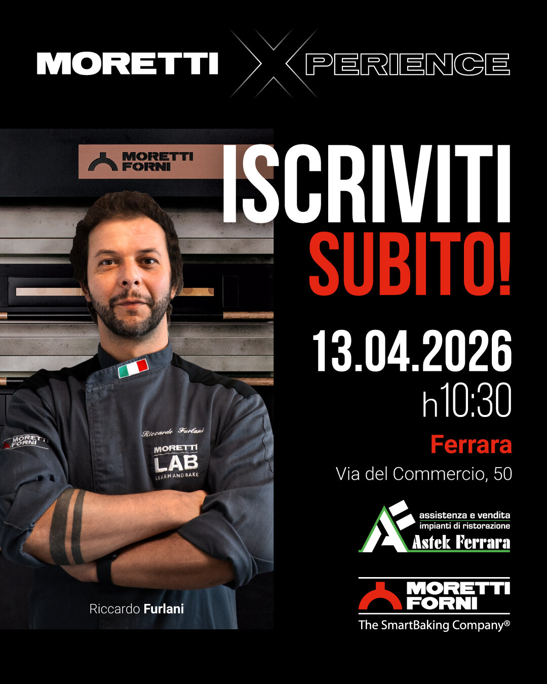 04 13 Invito Moretti Xperience Astek Furlani Iscriviti