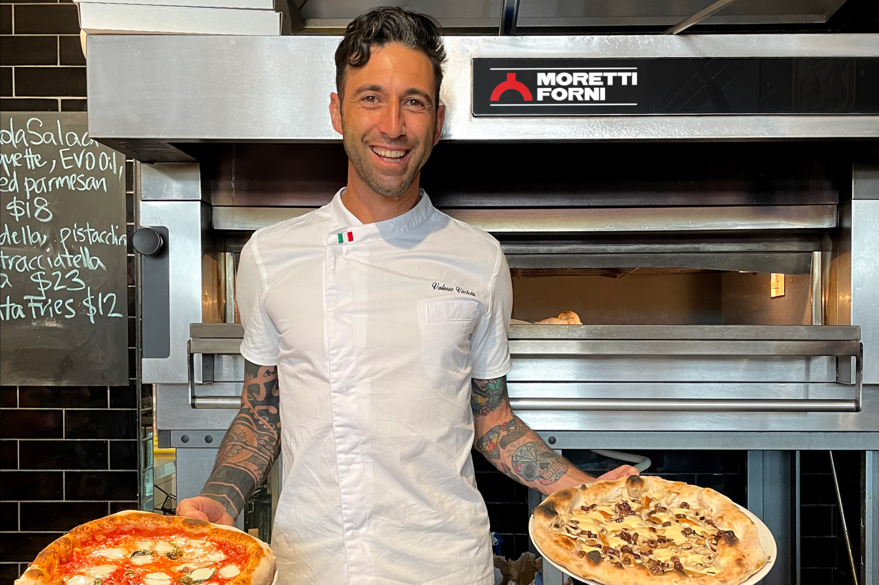Valerio Violetti il pizza maker fenomeno del web - Moretti Forni