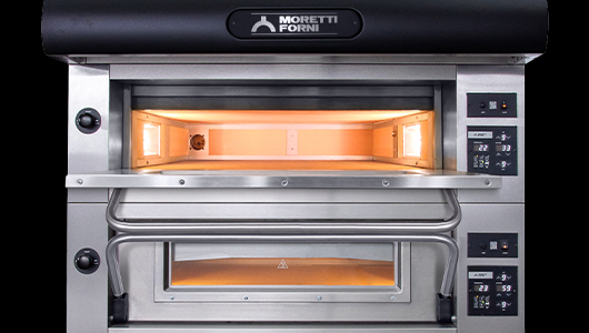Moretti Forni P120E B3X Triple Deck Electric Pizza Oven, 49 W x 34 D -  LionsDeal