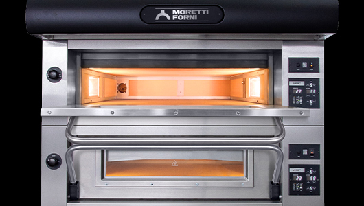 MORETTI FORNI AMALFI D1 Horno Pizza Eléctrico Amalfi 46'' x 44'' x 7'' —  Amechef Restaurant Equipment