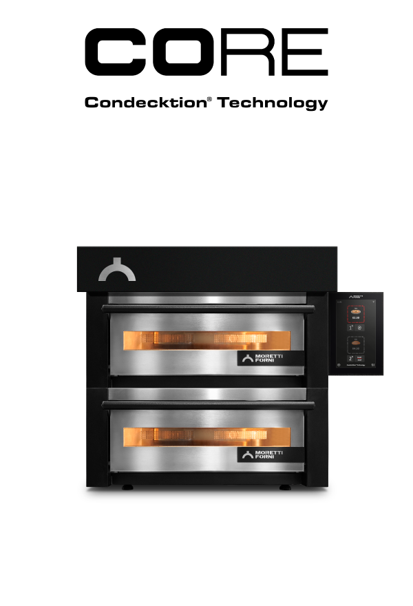 Moretti Forni AMALFI C3 Triple Deck Electric Pizza Oven, 38W x 41D 7H